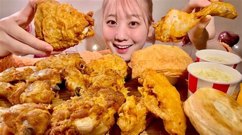 ASMR KFC Fried ChickenMukbang Eating SoundsEnglish Subtitles YouTube