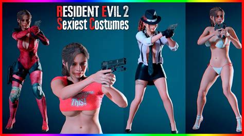 Resident Evil Sexiest Costumes Mods Youtube