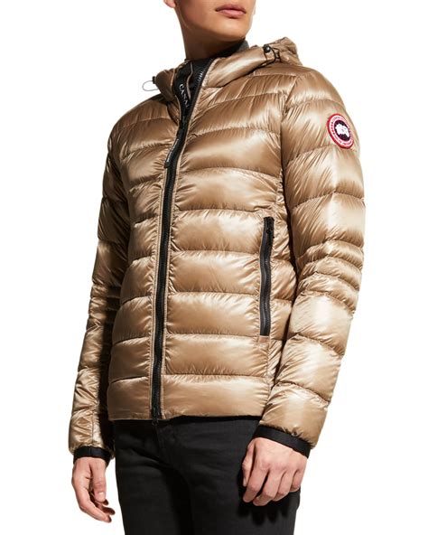 canada goose men s crofton quilted hooded jacket neiman marcus
