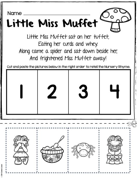 Nursery Rhymes For Kindergarten Printables