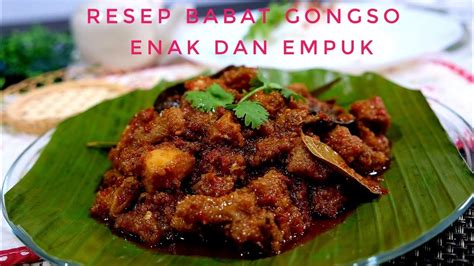 Resep mangut ikan asap khas semarang dijamin nagih | dapur emak. Resep Babat Gongso - Masakan Khas Semarang - YouTube