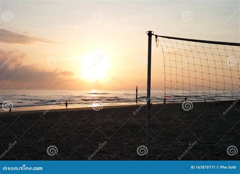 Da Nang My Khe Beach Sunrise Stock Afbeelding Image Of Vlot