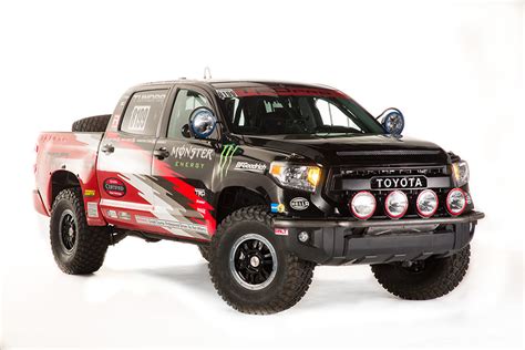 Toyotas 2015 Tundra Baja Truck And Chase Vehicles