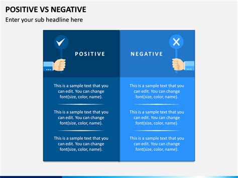 Positive Negative Powerpoint Template Ppt Slides