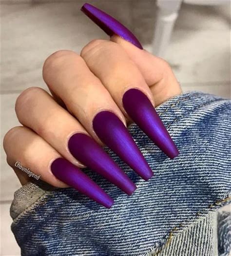 50 Beautiful But Simple Winter Acrylic Coffin Nail Designs You Need To Have For Holiday Season