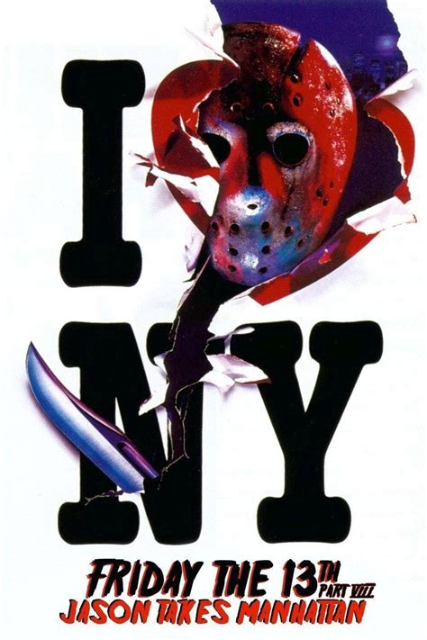 Friday The 13th Part Viii Jason Takes Manhattan 1989 Posters — The