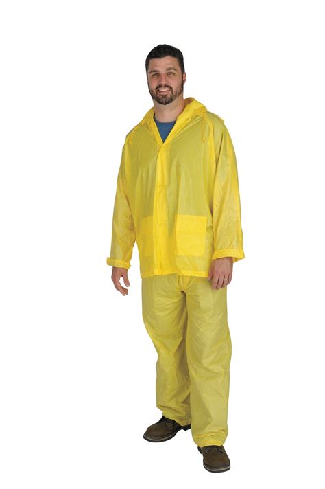 Condor 3 Piece Rain Suit With Jacketpant Ansi Class Unrated 2xl