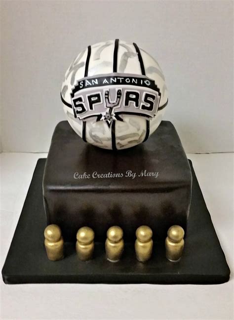 San Antonio Spurs Cake Spurs Cake Cake Designs Birthday Cake Creations