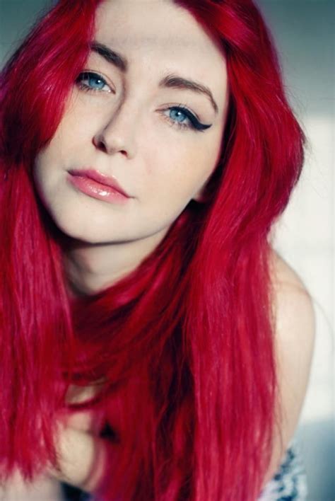 Cherry Red Hair Color Cherry Red Hair Cherry Hair Long