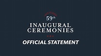 JCCIC Statement on 59th Inaugural Ceremonies - The Joint Congressional ...