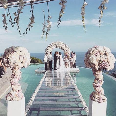 Best Inspirations 45 Awesome Pool Wedding Decorations Ideas Pool