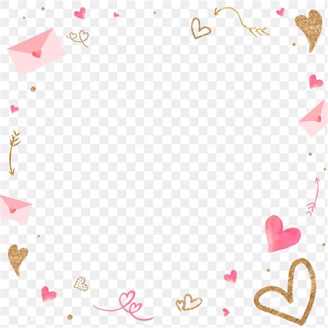 Valentines Love Letter Frame Png Free Png Rawpixel