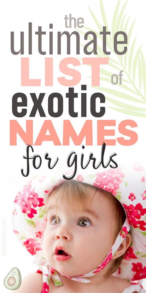 The Prettiest Exotic Girl Names With Meaning Artofit