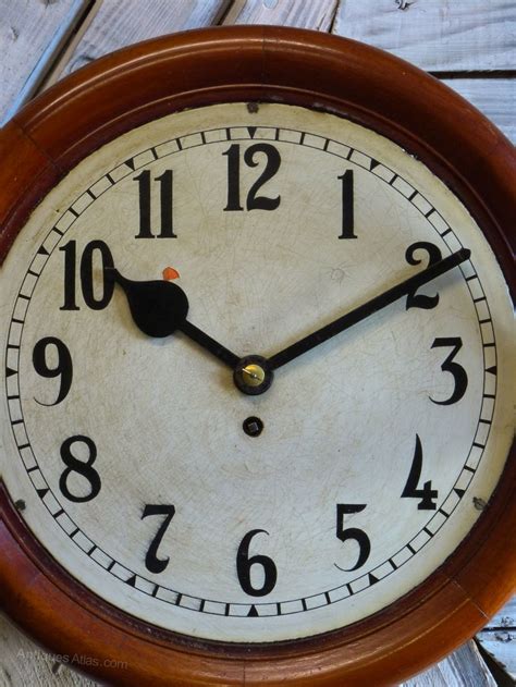 Antiques Atlas English Fusee Railway Wall Clock