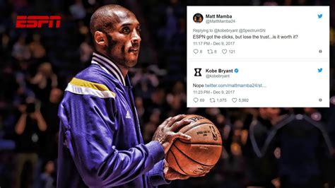 Espn Uses Kobe Bryant As Click Bait And He Gets Mad Youtube
