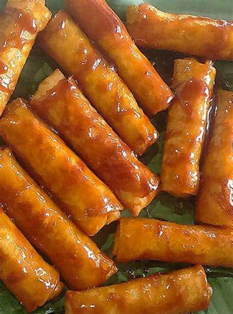 It is saba banana with ripe jackfruit wrapped in lumpia wrapper and fried with. Turon Malagkit (Lebak) - Mama's Guide Recipes