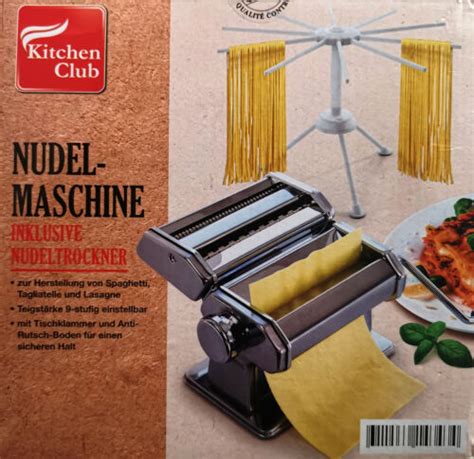 Nudelmaschine Edelstahl Pastamaschine Spaghetti Pastamaker Inkl 187677