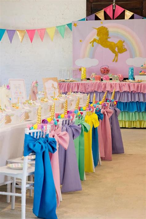 Karas Party Ideas Pastel Rainbow Unicorn Birthday Party Karas Party