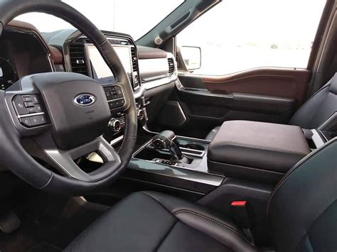 Interior work surface open image overlay for interior work surface. LARIAT Interior Photos (2021+ F-150 -- 14th Gen) | 2021 ...
