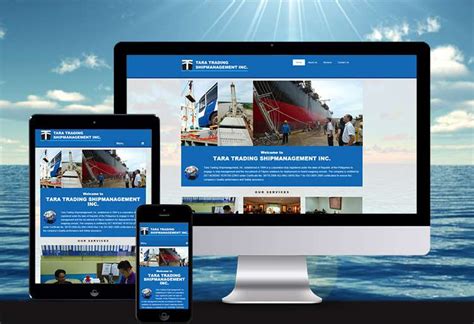 A place for traders to learn. Shipping Company Website Design for Tara Trading ...