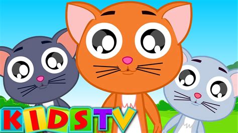 Five Little Kittens Kindergarten Nursery Rhyme For Children Video