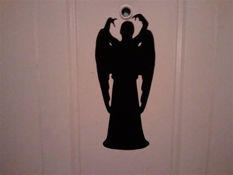 Items Similar To Weeping Angel Silhouette Decal On Etsy