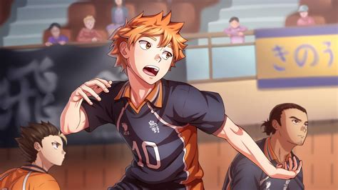 Haikyu Shoyo Hinata Going To Hit Hd Anime Wallpapers Hd