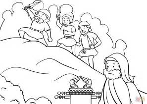 Israelites Coloring Page Coloring Pages