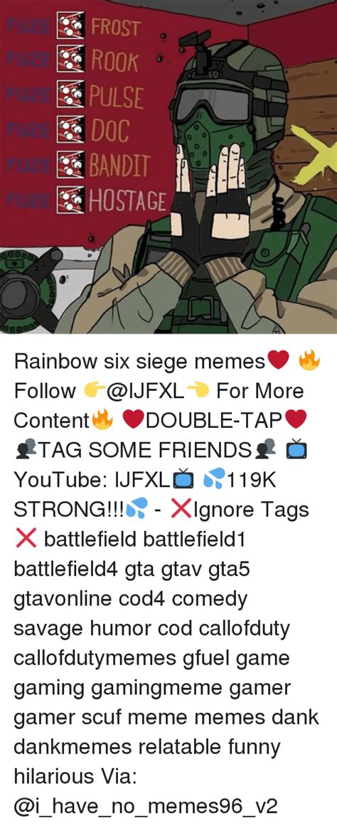 25 Best Memes About Rainbow Six Siege Rainbow Six Siege