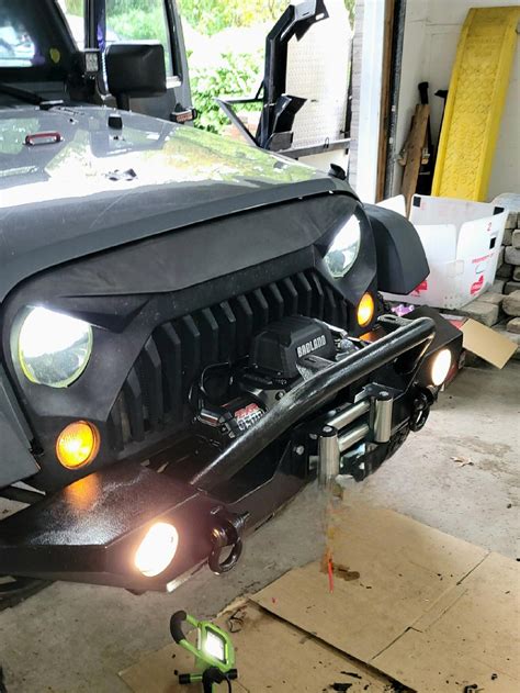 just got finished up doing a new bumper and winch install on my buddy s