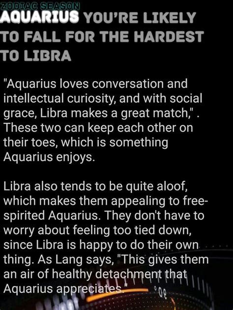 It's rare to find a cancer who has an open approach to relationships, or is experimental, as you are. Pin by Jayanti Mishra on Libra in 2020 | Aquarius and ...