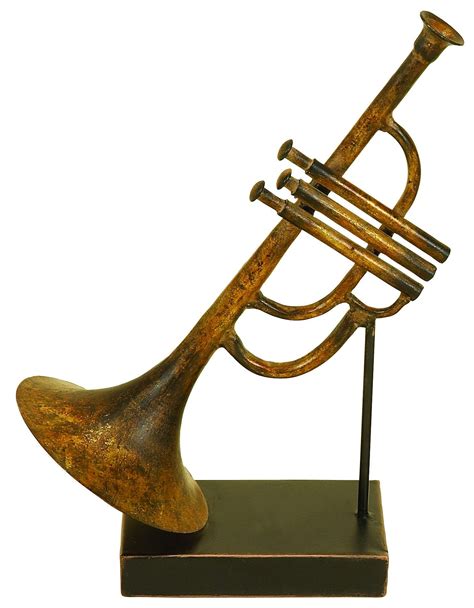 Metal Trumpet Decor With Musical Blend Decor Display Decor Music