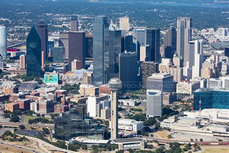 Aerial Photo | Dallas City Skyline