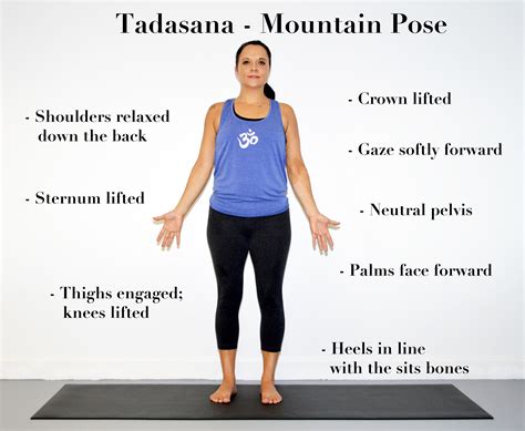 Tadasana Mountain Pose Mountain Pose Poses Postures