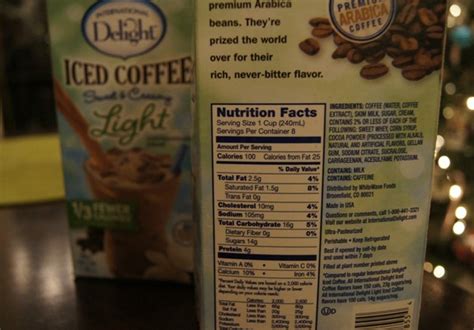 International Delight Vanilla Iced Coffee Nutrition Facts Besto Blog