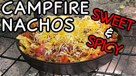 EASY CAMPFIRE NACHOS How To Make Nachos In Cast Iron Skillet Camping