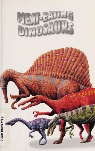 Meat Eating Dinosaurs By Dougal Dixon Open Library