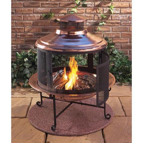 Convertible Fire Pit Chiminea 102801 Fire Pits And Patio Heaters At
