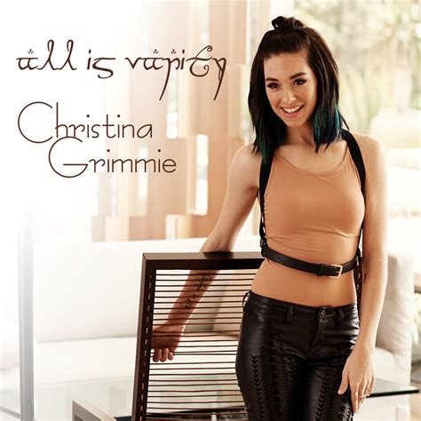 Christina Grimmie All Is Vanity Lyrics And Tracklist Genius