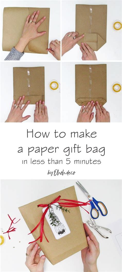 Wie Man Eine Papiertüte Macht T Bags Diy Homemade T Bags Diy