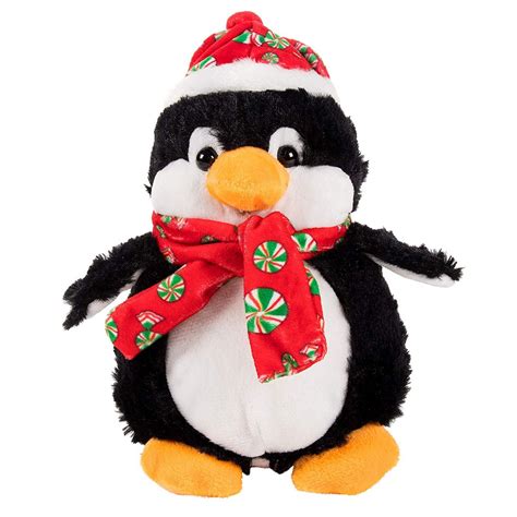 Cute Penguin Stuffed Animal Puffy The Penguin Kids Soft Plush Toy
