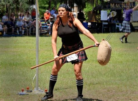 Woman Competitor In The Highland Games Highland Games Men In Kilts Scottish Highland Games