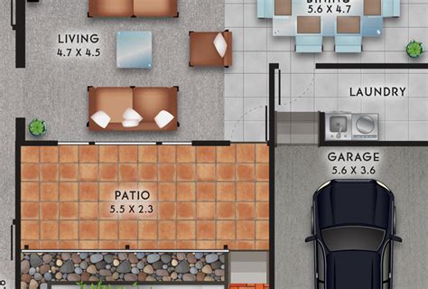 Vector Illustration Of 2d House Floorplans On Behance