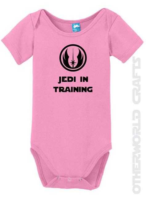 Jedi In Training Star Wars Baby Onesie Jedi Star Wars Baby Baby