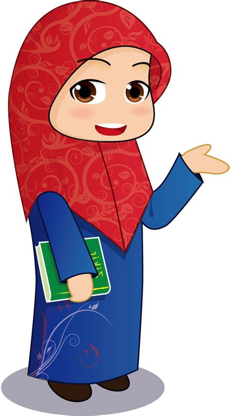 7000 Gambar Kartun Guru Muslimah Hd Gratis Infobaru