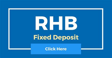 Rhb malaysia fixed term deposit account review fd interest. RHB Fixed Deposit - Singapore Bank