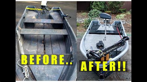 Jon Boat To Bass Boat Conversion Walk Through Youtube