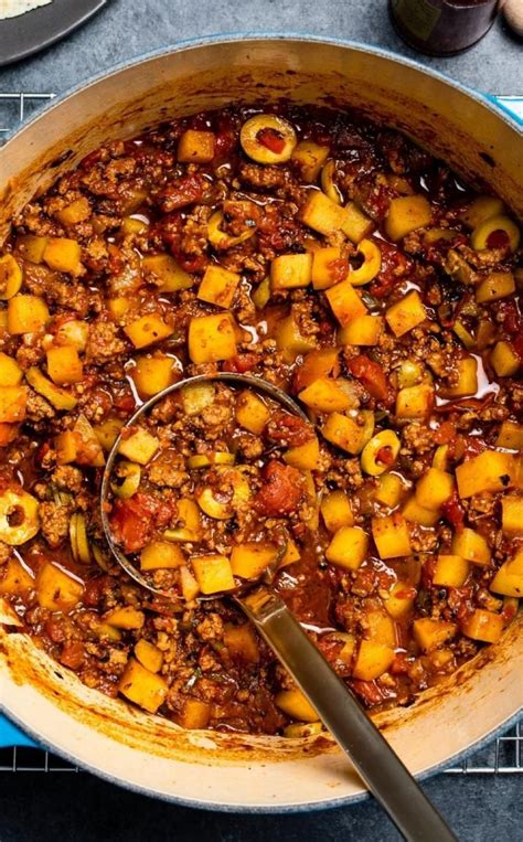 Because beans don't contain as much water as leafy. Picadillo-Style Beef Chili | Recipe in 2020 | Beef chili ...