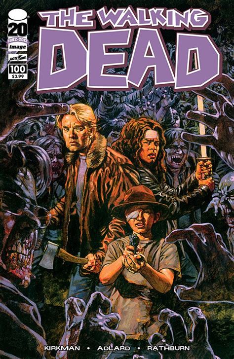 The Walking Dead Issue 100 Variant Cover Art From Bryan Hitch Daily