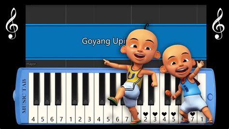 Goyang Upin Ipin Not Angka Pianika Melodica Youtube
